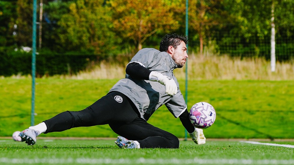 NEXT UP : Stefan Ortega Moreno's turn to save some testing shots.