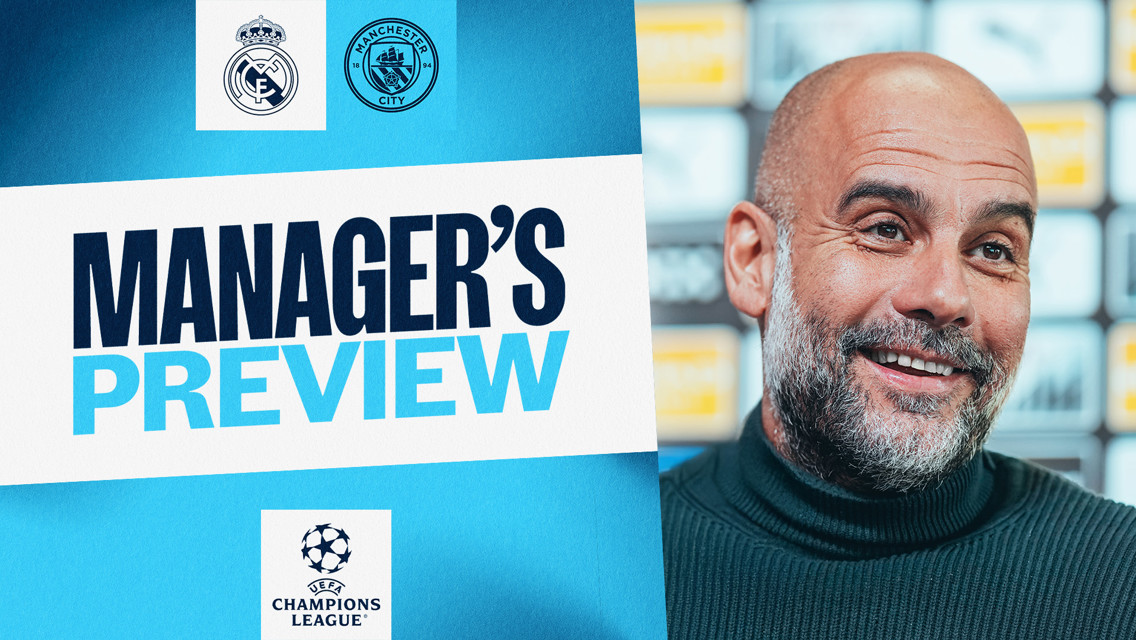 Guardiola: We welcome the pressure of having to win at Real Madrid