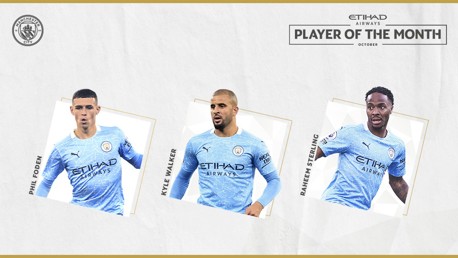 October Etihad Player of the Month nominees revealed