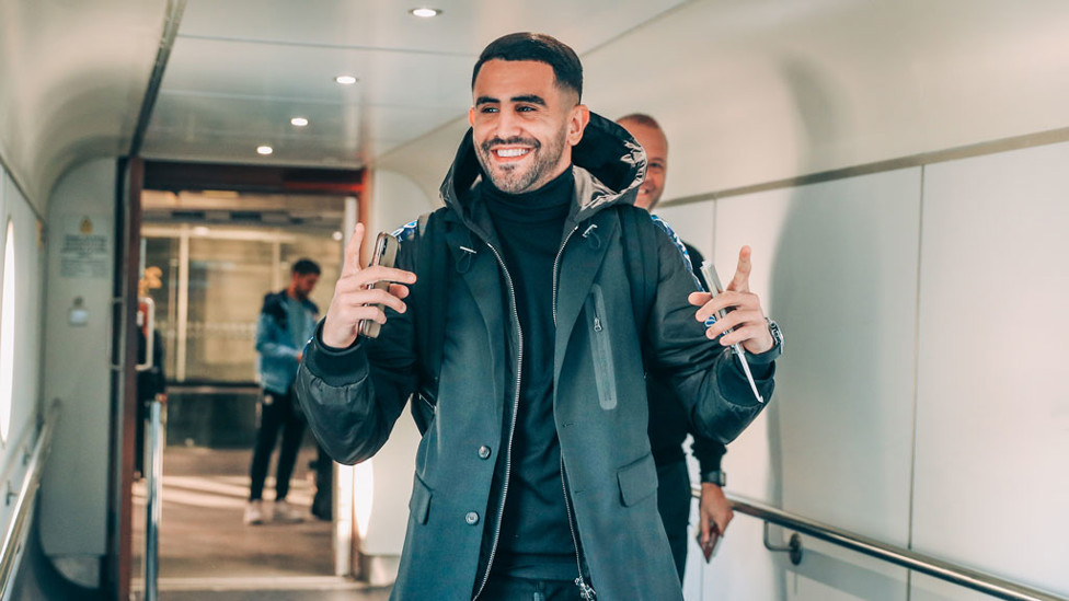 READY AND RARING TO GO : Riyad Mahrez.