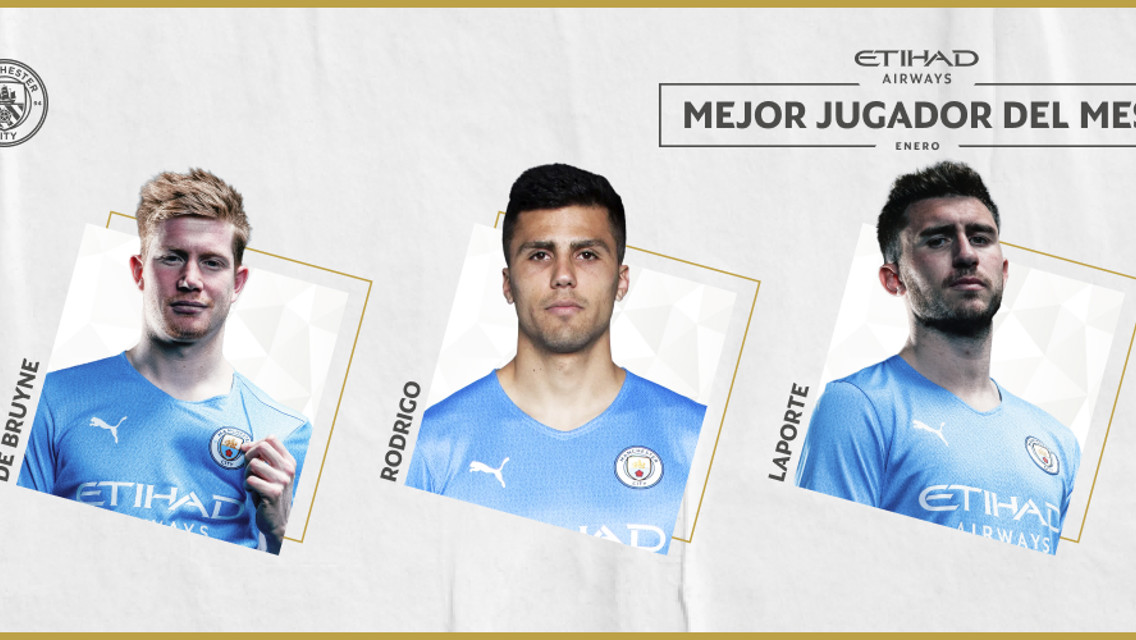 Vota por el Jugador Etihad del Mes de enero
