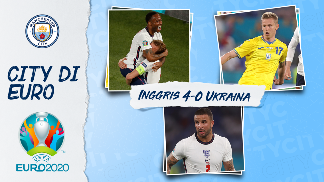 Trio City Tampil Impresif Saat Inggris Melaju ke Semifinal Euro 2020