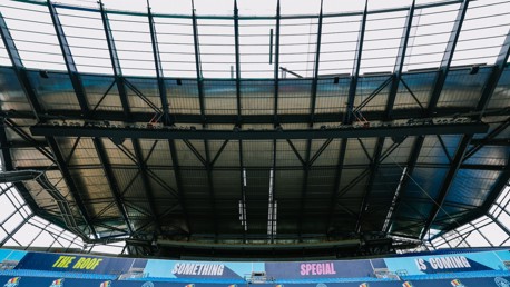 North Stand roof update plus new jumbo screen installed