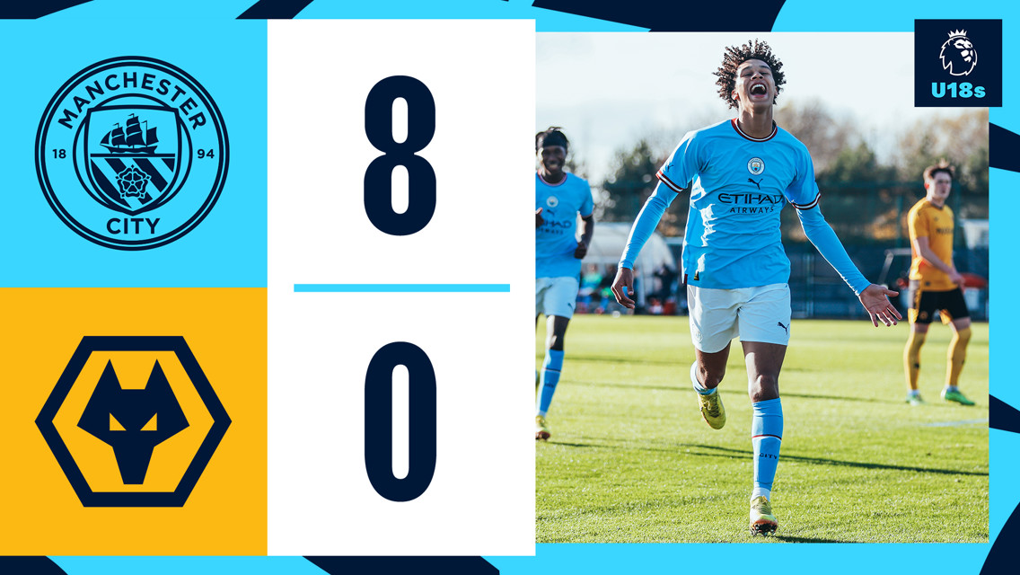 Cuplikan: City U-18 8-0 Wolves U-18