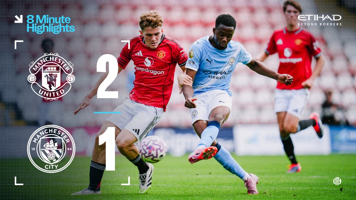 8-minute highlights: United 2-1 City EDS