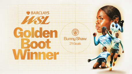 Shaw claims record third successive WSL Golden Boot 
