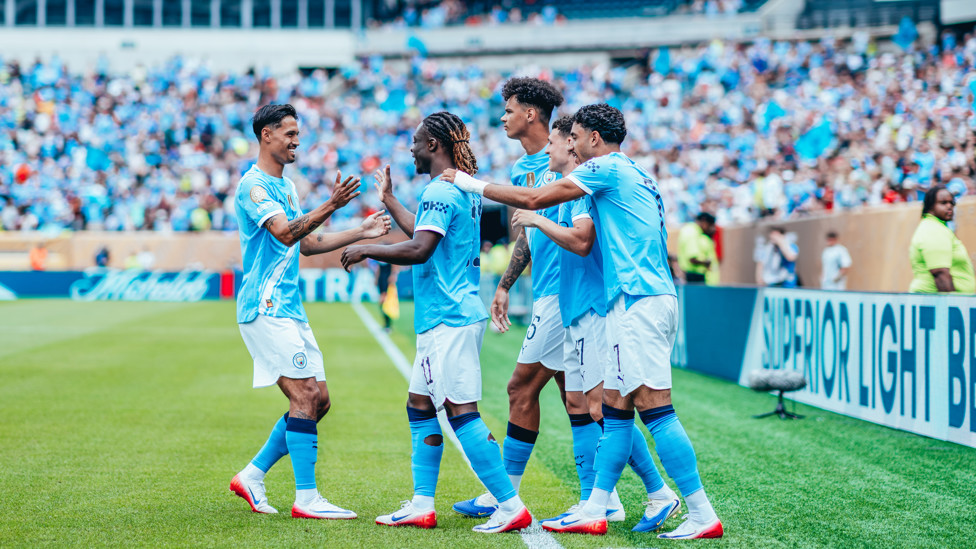 PHIL-ING GOOD : Foden feels the love.