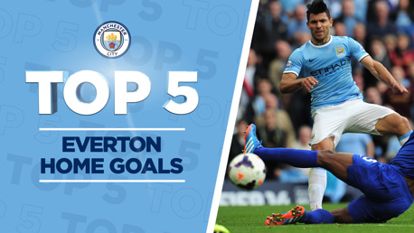 City v Everton: Top 5 goals at the Etihad