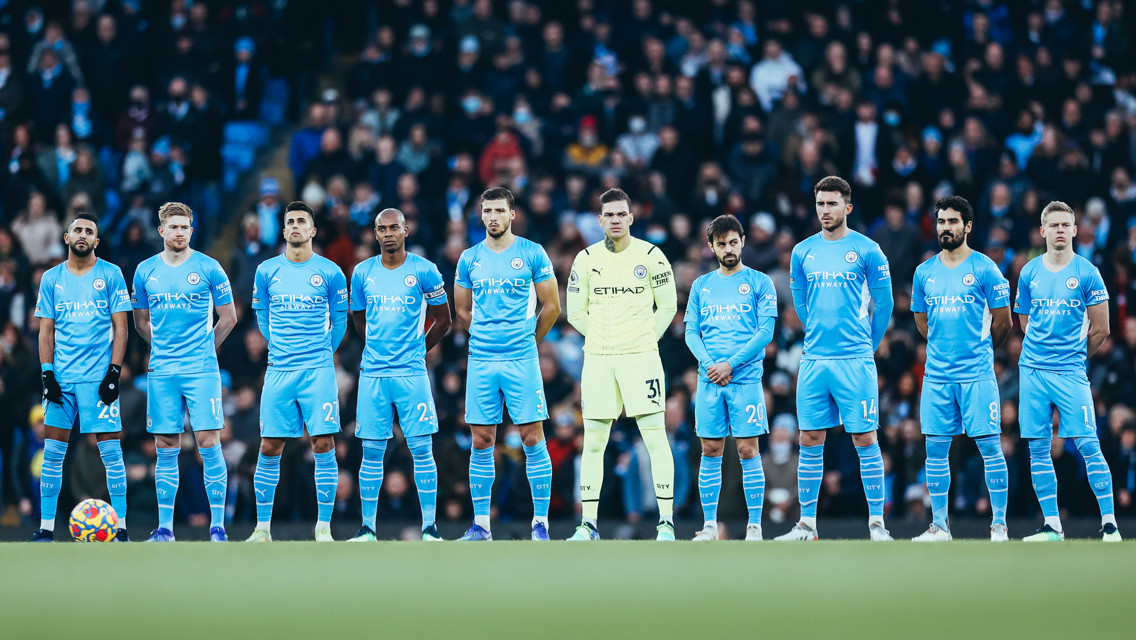 SQUAD GOALS: The starters.