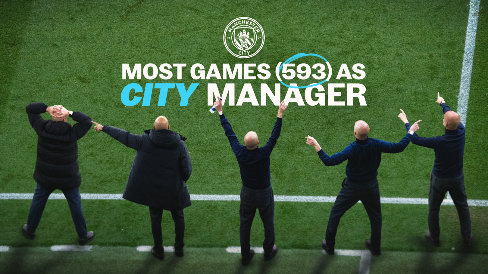 Pep to surpass McDowall record for most games managed as City boss 