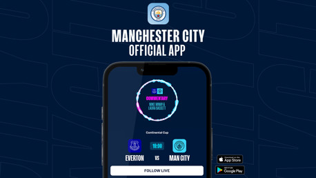 How to follow Everton v City on our official app