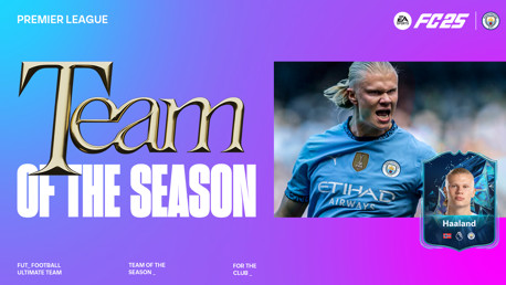 Erling Haaland shortlisted for EA SPORTS FC 25 Team of the Season! 