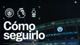 Announcement for Manchester City vs Nottingham Forest Premier League match on March 4, 2026, at Etihad Stadium.