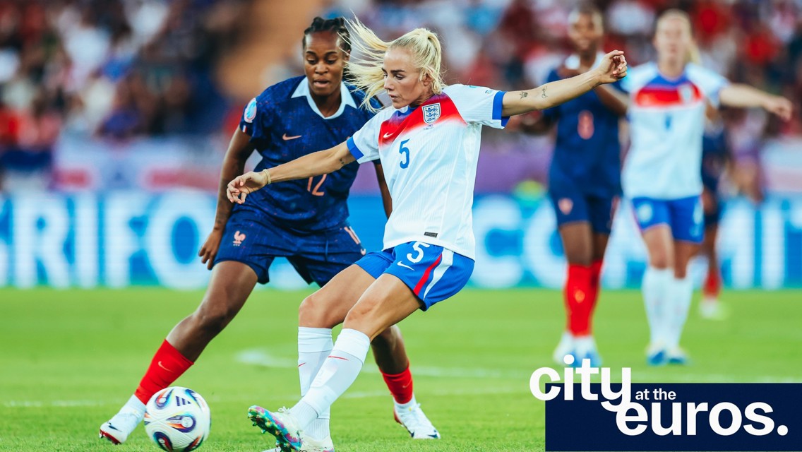 City’s England duo edged out by France in Euro 2025 opener