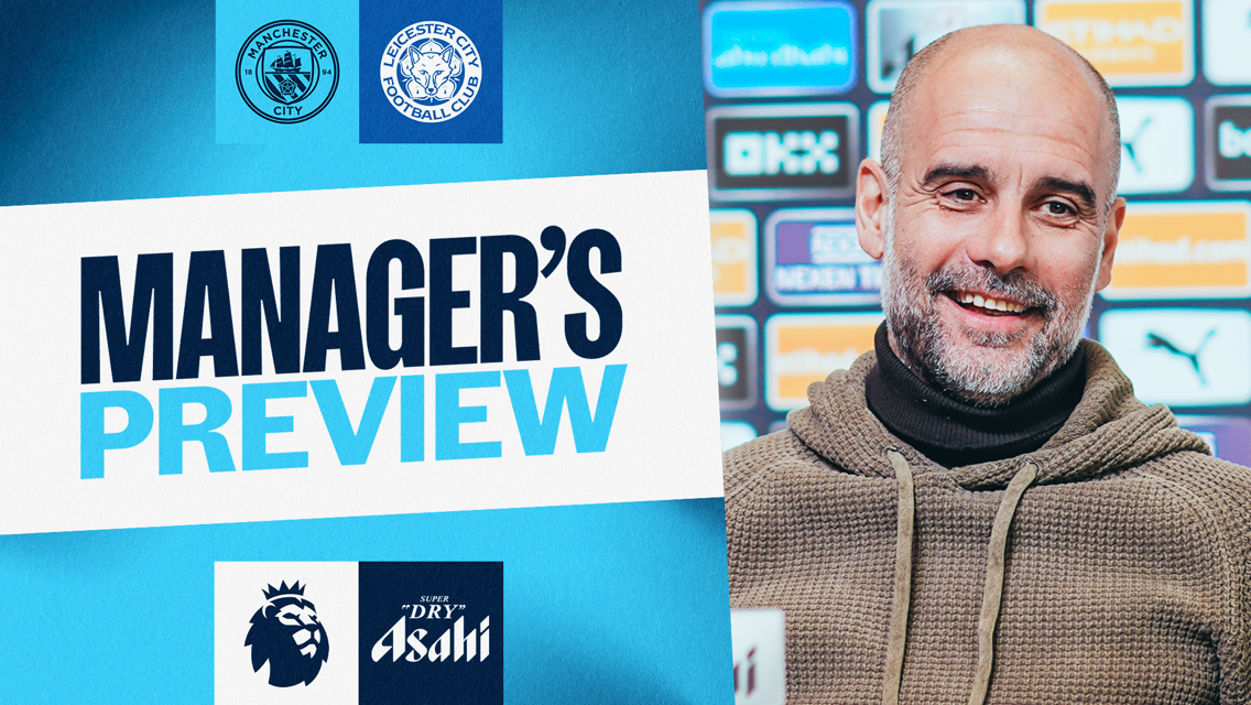 Watch: Guardiola previews Leicester City clash