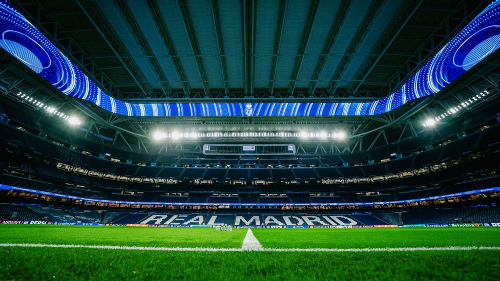 SPANISH SETTING : The Santiago Bernabeu awaits the visit of City.