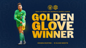 Keating wins WSL Golden Glove