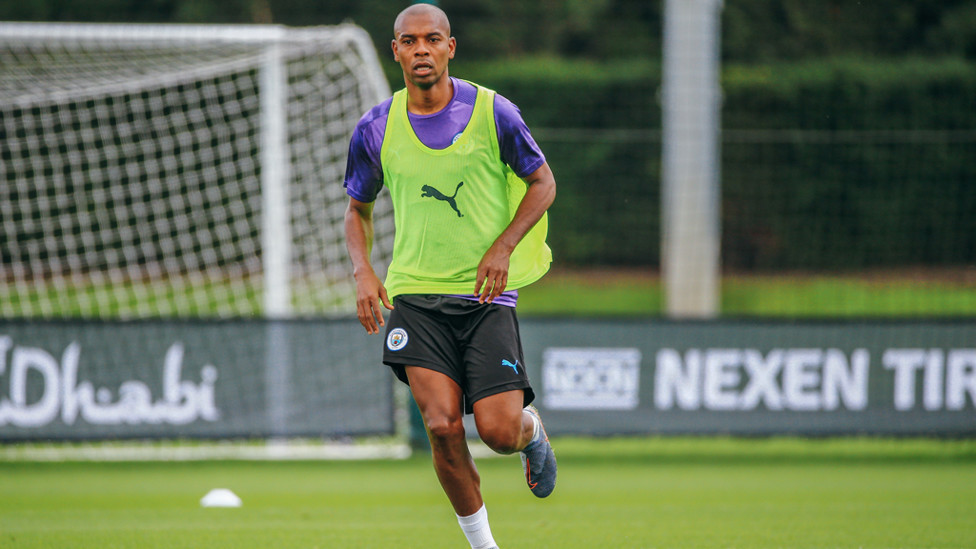 CREATING SPACE : The midfielder dusts off the cobwebs ready for the new season