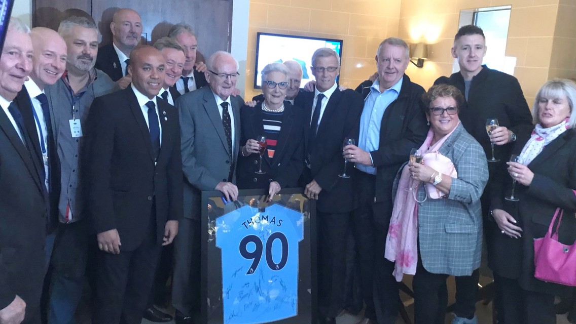 City’s Honorary President Tudor Thomas passes away