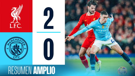 Liverpool 2-0 City: resumen amplio