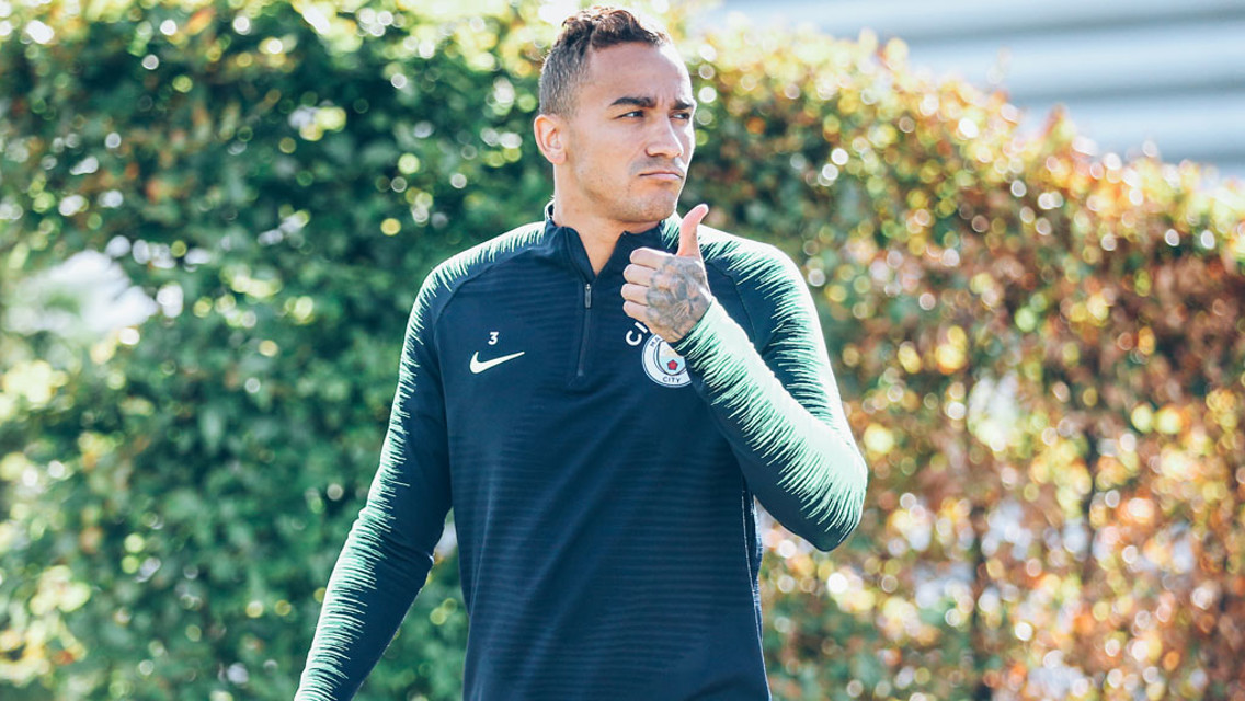 WELCOME RETURN: Danilo on his way back