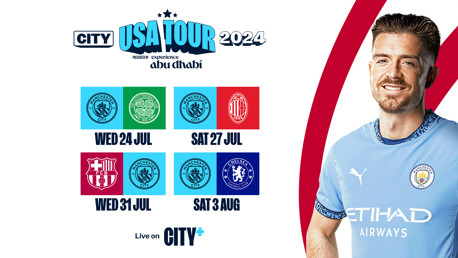 Tonton pertandingan tur Amerika Serikat City di CITY+
