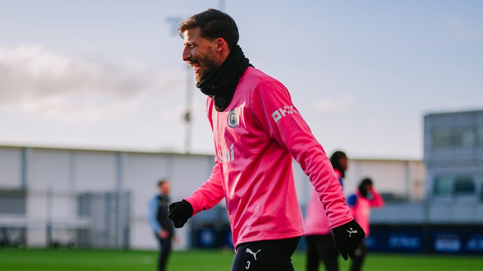 RUBEN HEADS OUT: Ready for action...