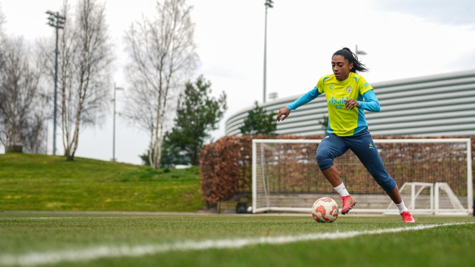 FAST FORWARD : Kerolin Nicoli on the ball