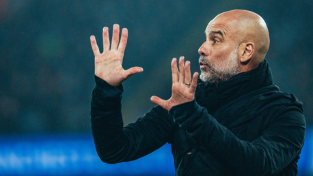 THE BOSS: On the touchline.