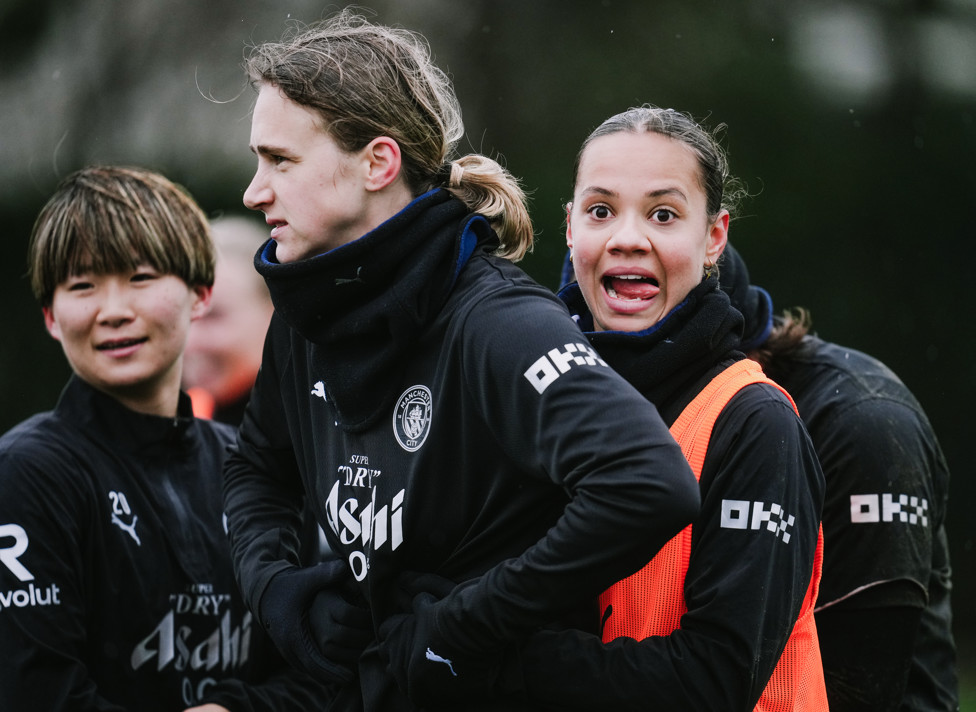 TONGUE OUT: Iman Beney pulls a face for the camera