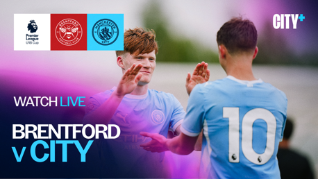 SATURDAY 10 OCTOBER: Brentford v City - U18 Premier League Cup