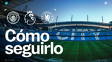 Visual promoting the Premier League match between Manchester City and Chelsea at the Etihad Stadium, including logos and match details.