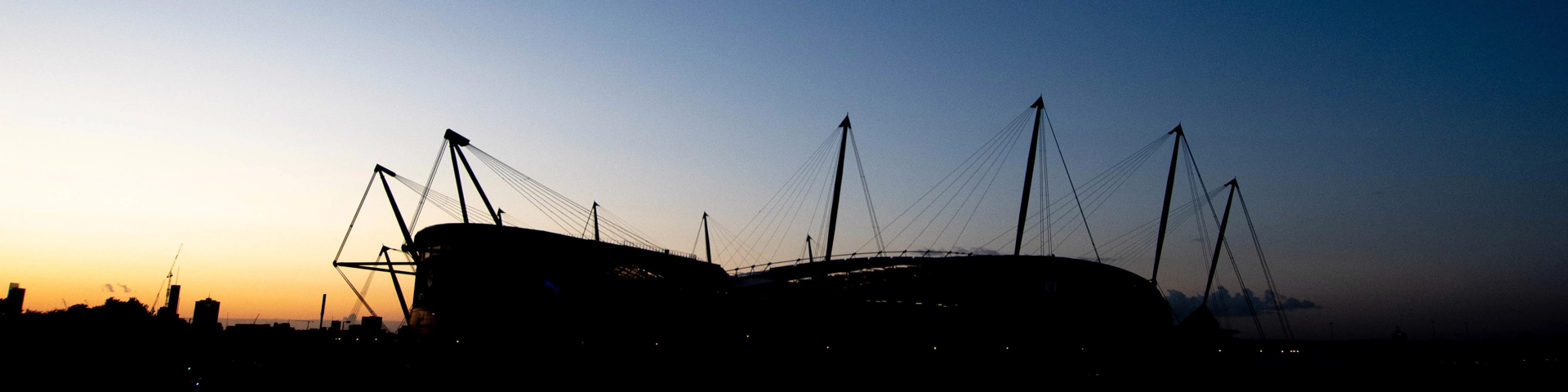 Etihad stadium at night
