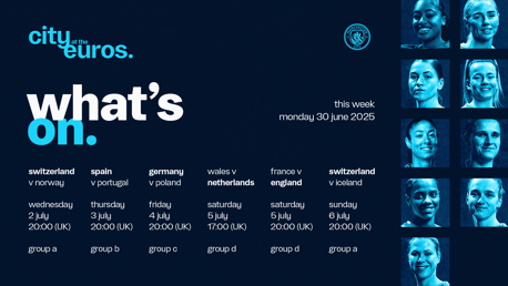 UEFA Euro 2025: How to watch City stars this week 