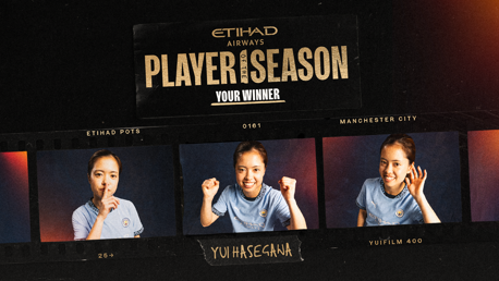 ¡Hasegawa es la Mejor Jugadora de la Temporada Etihad!