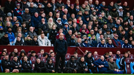 THE BOSS: On the touchline.