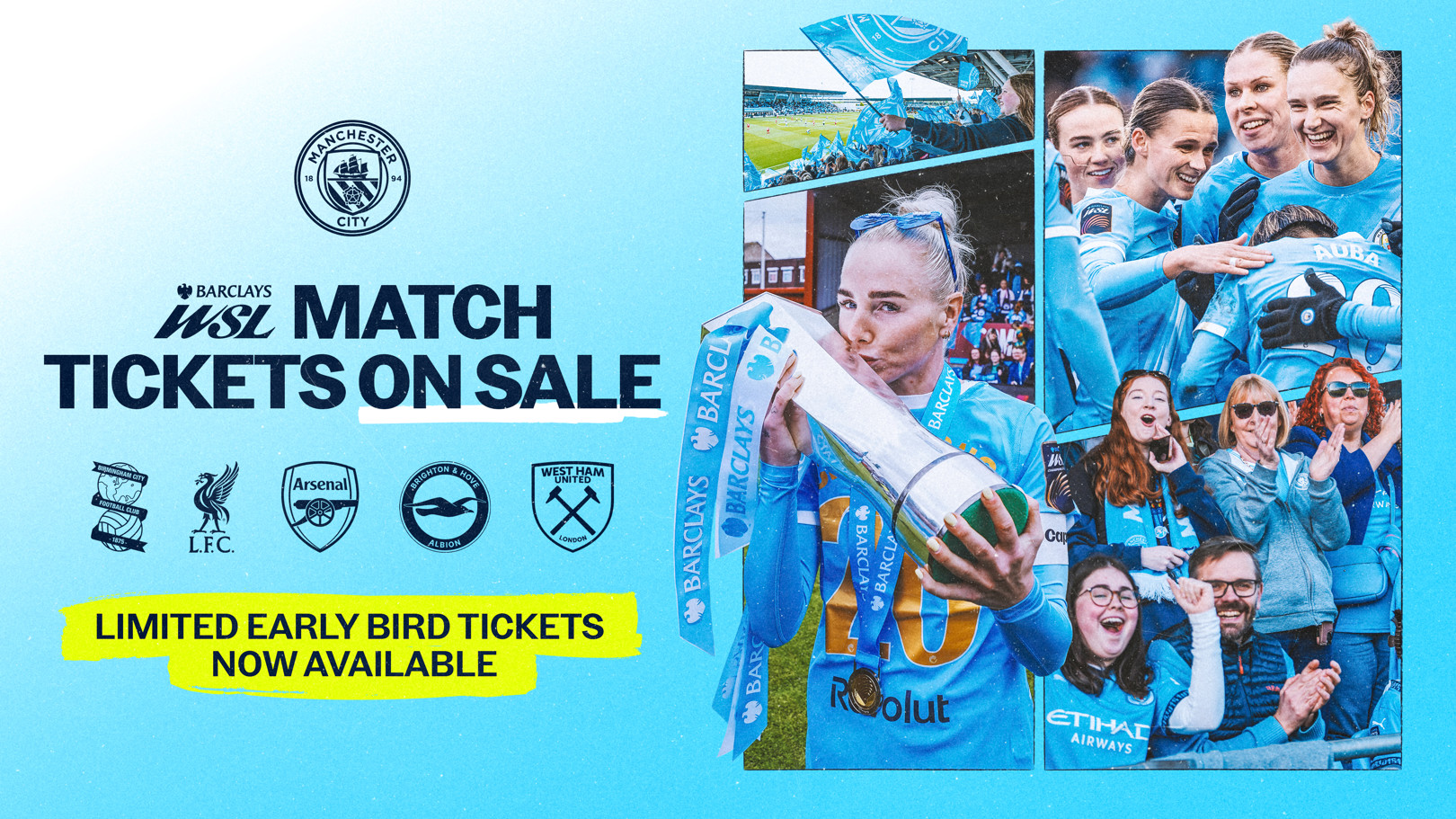 First 5 WSL home tickets now on general sale 