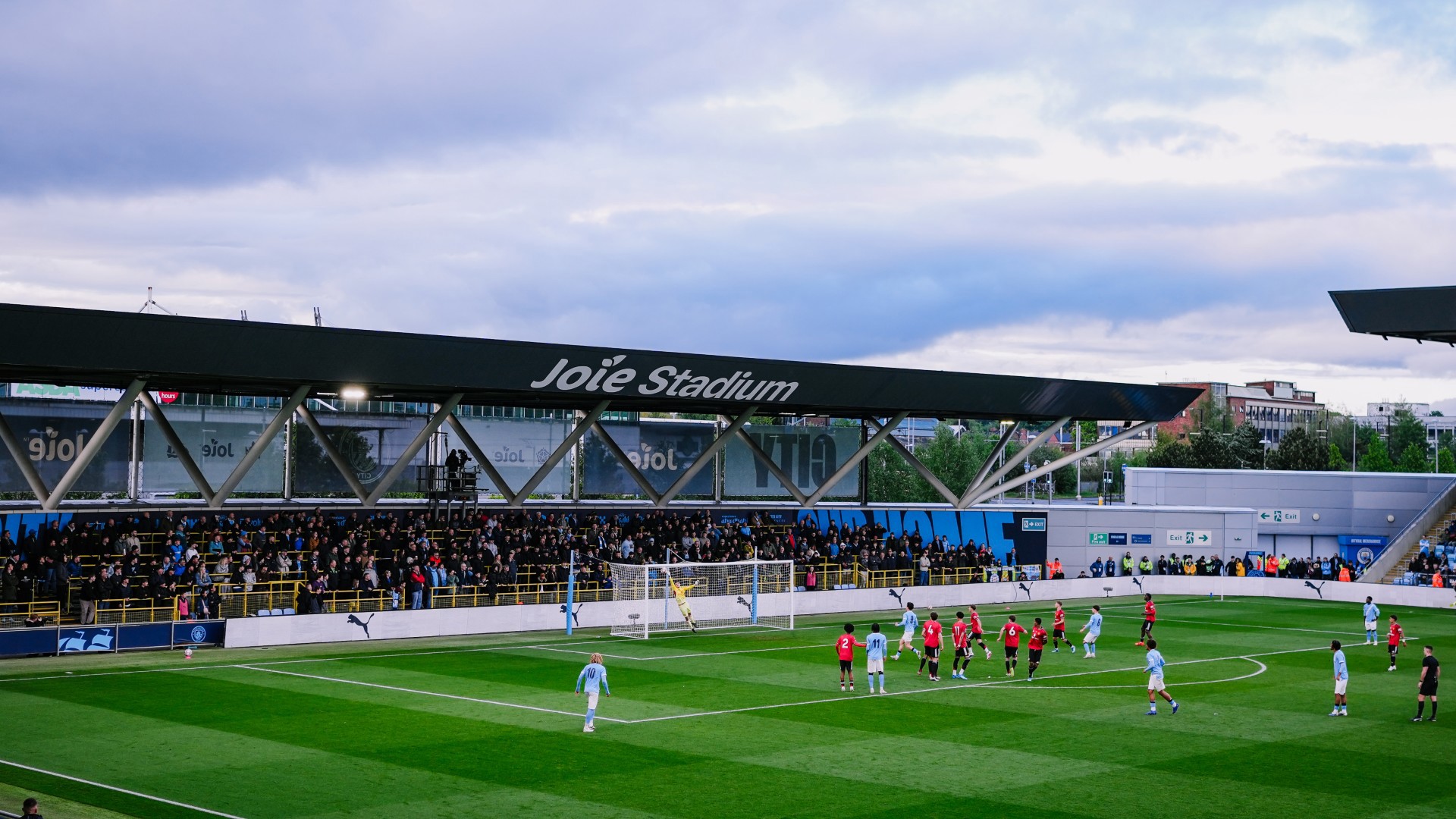 TAKE THAT: Floyd Samba's free-kick fires City ahead.