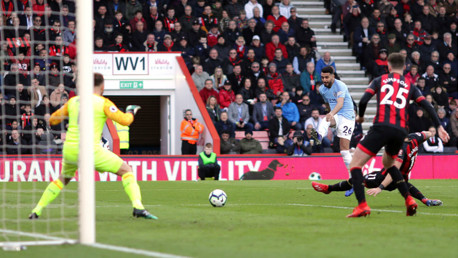 SUPER SUB: Riyad Mahrez breaks the deadlock with a close-range shot early in the second half