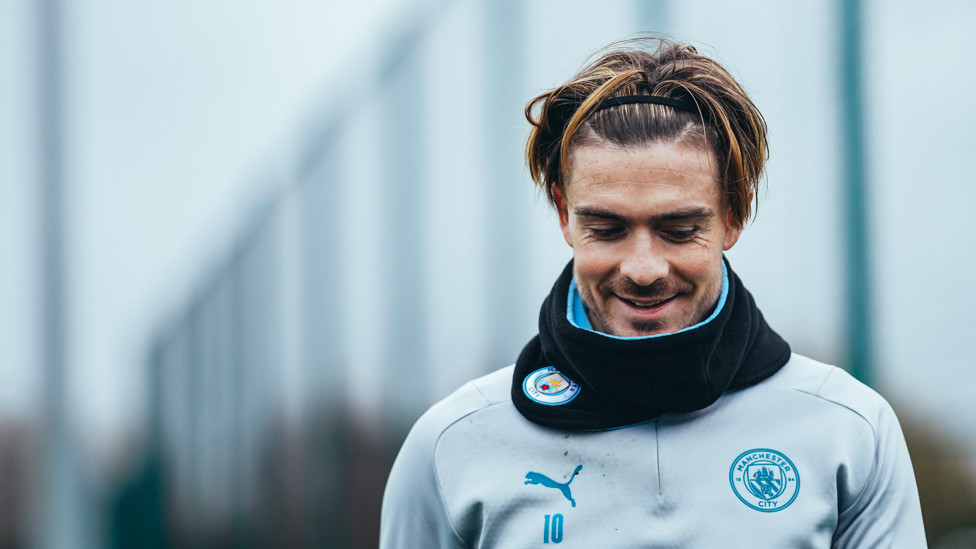 GREALISH GRIN : Jack Grealish in high spirits!
