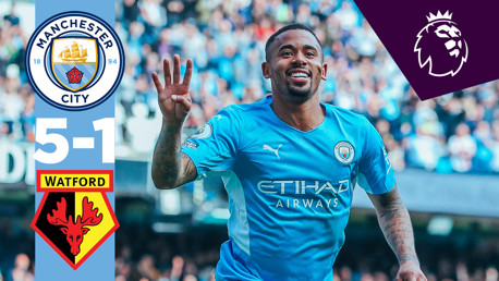 City 5-1 Watford: resumen