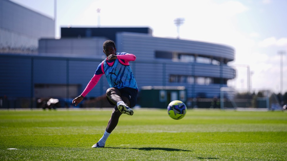 TAKE THAT: Khadija 'Bunny' Shaw lets fly.