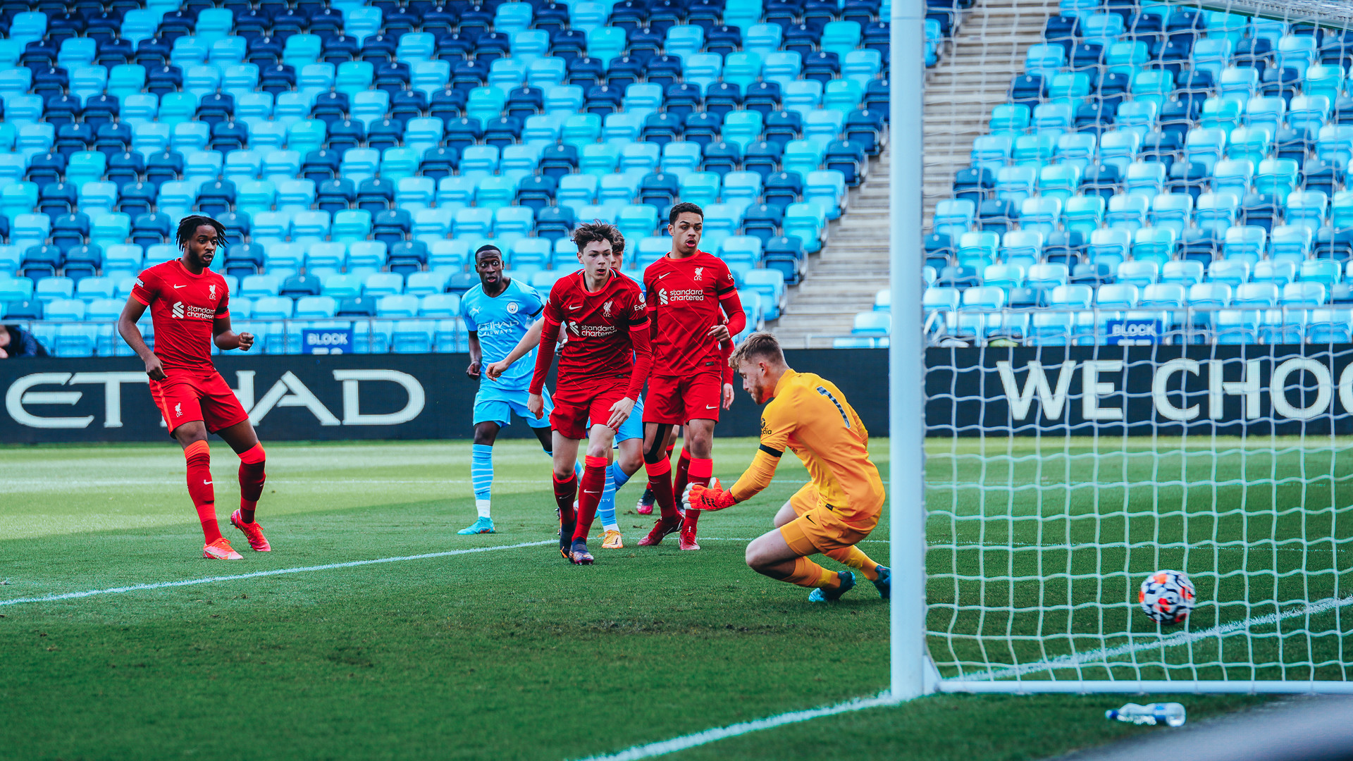 STRIKE ONE: Will Dickson's shot fires City ahead