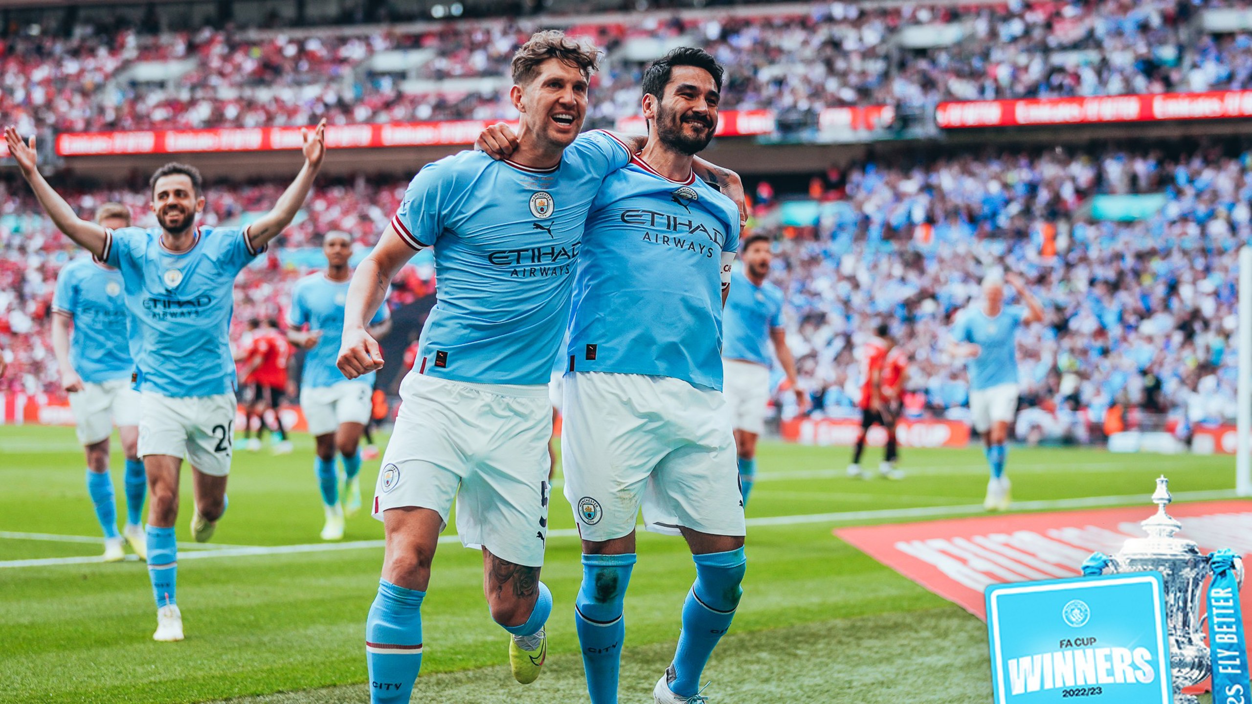 Gundogan brace fires City to FA Cup final glory and the domestic Double