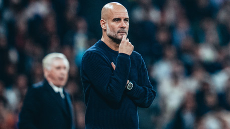 THE BOSS: On the touchline.