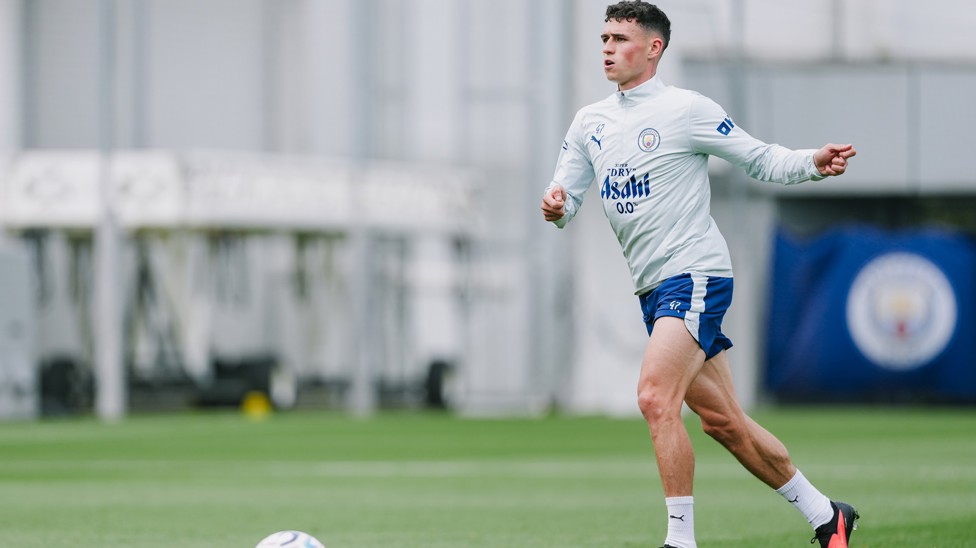 PHIL FODEN: In full flow