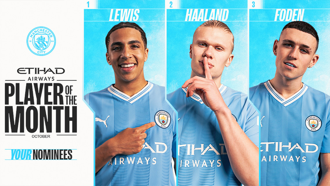 Pemain Terbaik Etihad Bulan Ini: Nominasi bulan Oktober