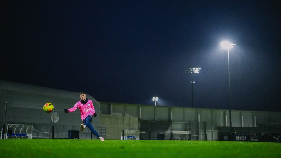 SHOOTING STAR : Phil Foden shows his fire power