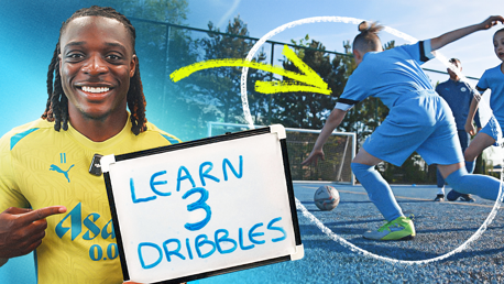 Learn three dribbles with Jeremy Doku