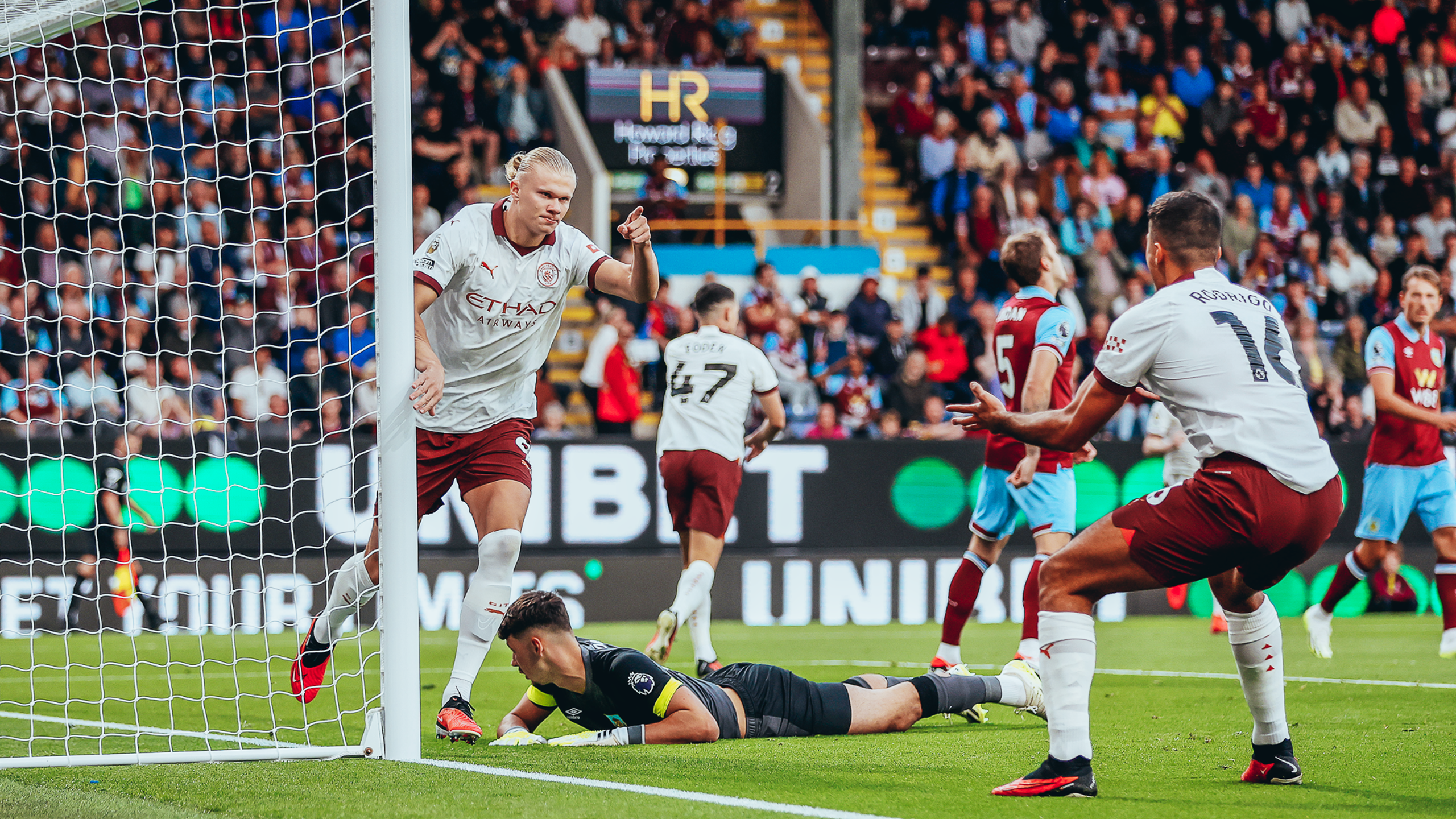 Gallery: Haaland double downs Clarets!